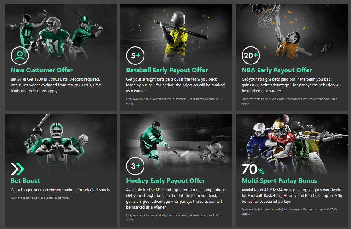 bet365 promo offers