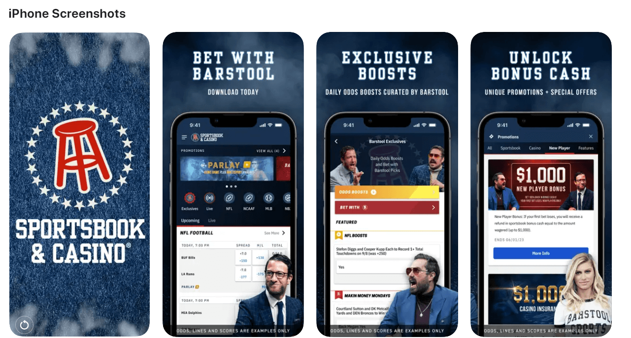 Barstool Sportsbook & Casino on the App